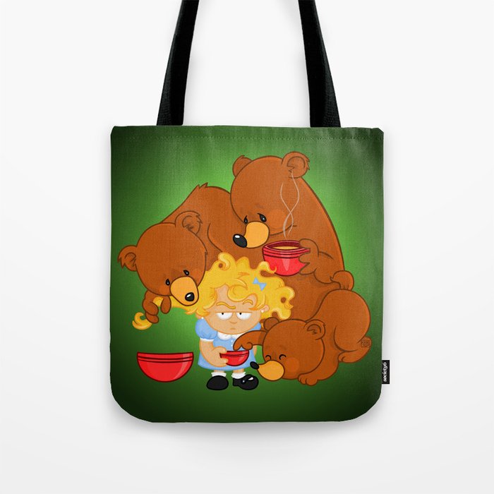 Goldilocks and the Three Bears Tote Bag