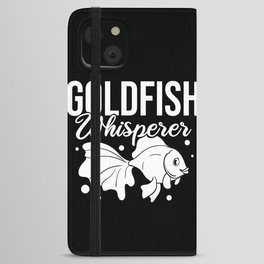 Goldfish Oranda Tank Food Bowl Aquarium iPhone Wallet Case