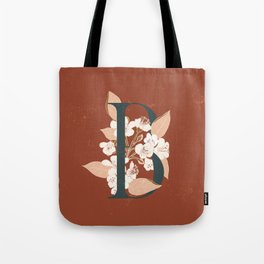 Letter B for Bergenia Tote Bag
