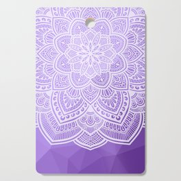 Mandala Purple Cutting Board
