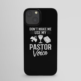 Pastor Church Minister Clergy Christian Jesus iPhone Case