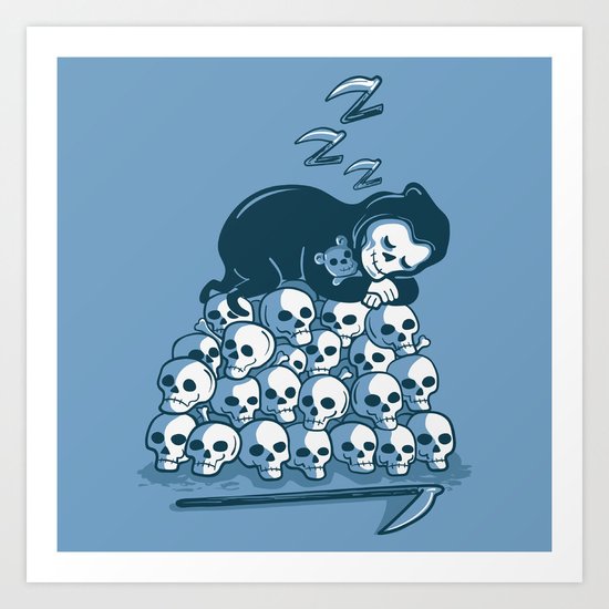 Grim Sleeper Art Print