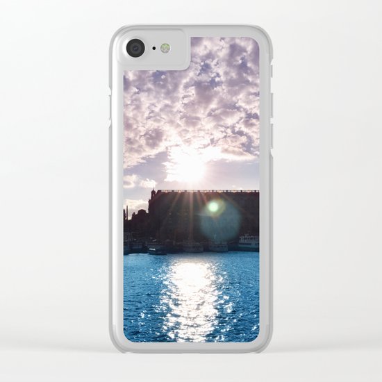 Pastel vibes 35 Clear iPhone Case