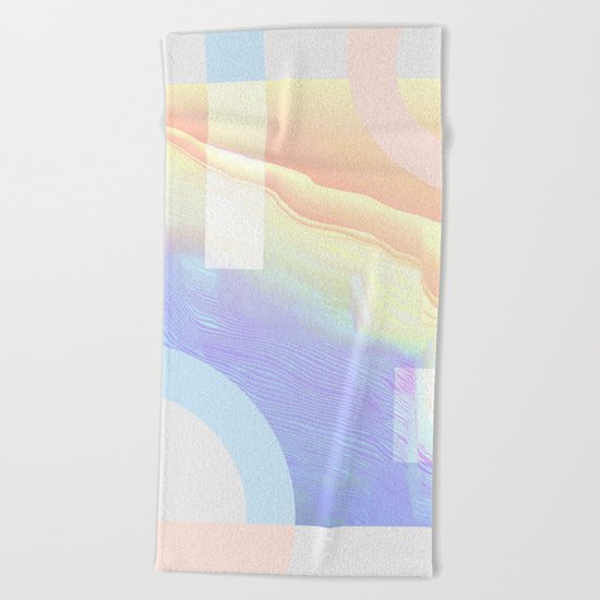 Shore Synth #1 Beach Towel