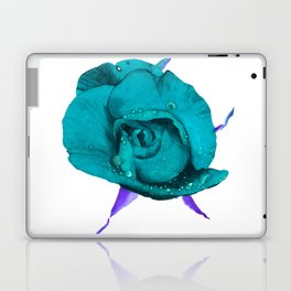 turquoise rose Laptop Skin