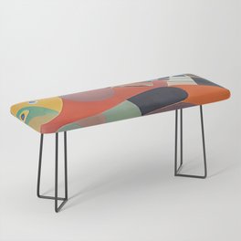 Overlapping Shapes Bench