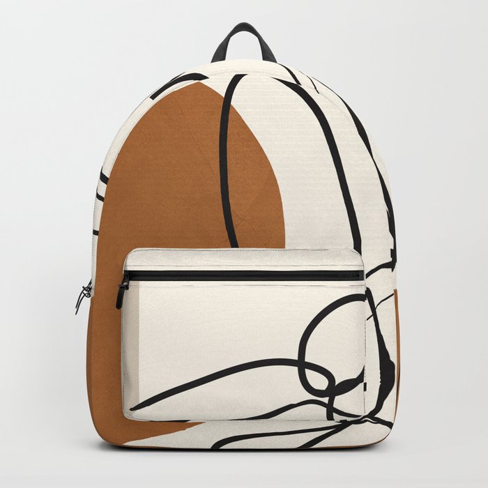 Abstract Line Thought 2 Backpack