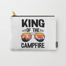 King Of The Campfire Funny Camping Carry-All Pouch