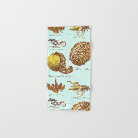 Steampunk Fruit Hand & Bath Towel