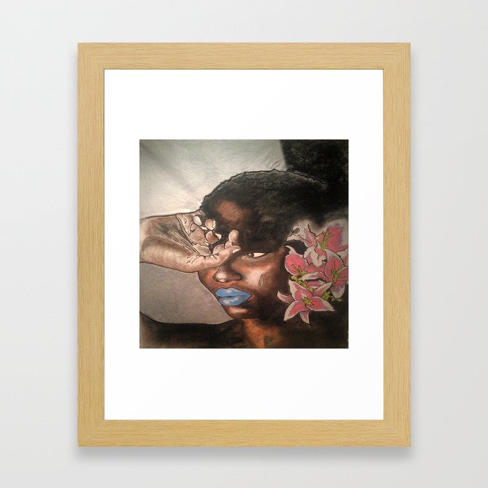 African Lily Framed Art Print
