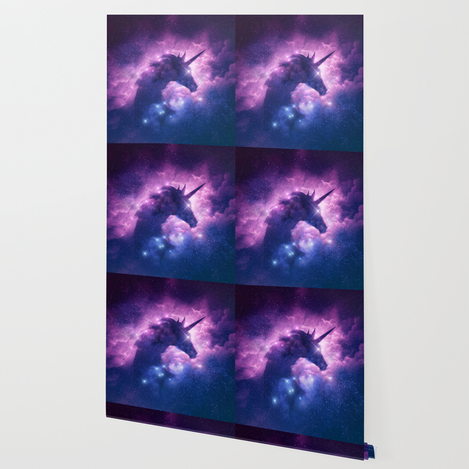 Galaxy Unicorn Dust Space Silhouette Wallpaper By Novagraphic