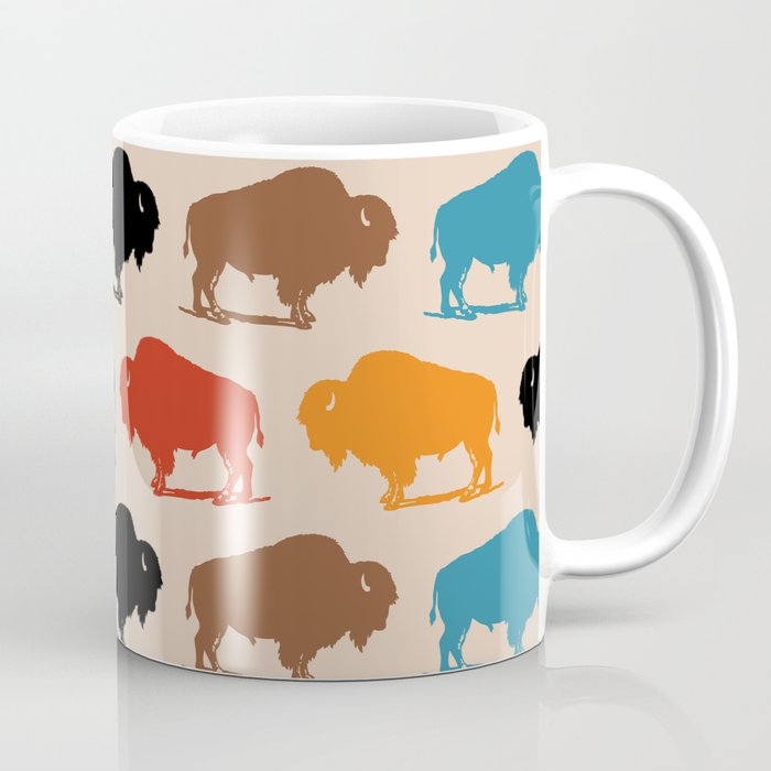 Buffalo Bison Pattern 278 Coffee Mug