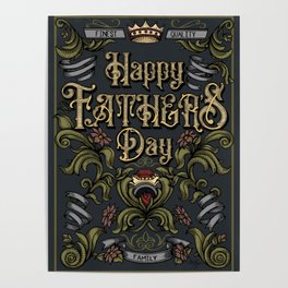 Sapphorica Creations- Father's Day  Poster