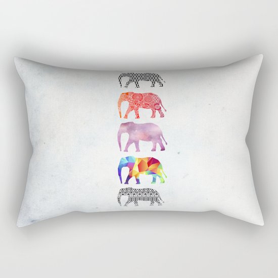 Elephantz Rectangular Pillow