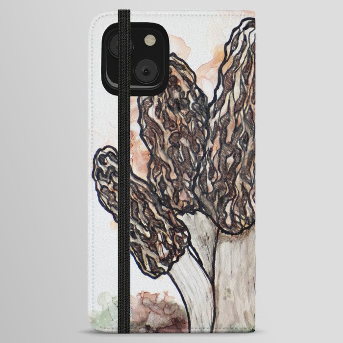 Morel Mushrooms iPhone Wallet Case