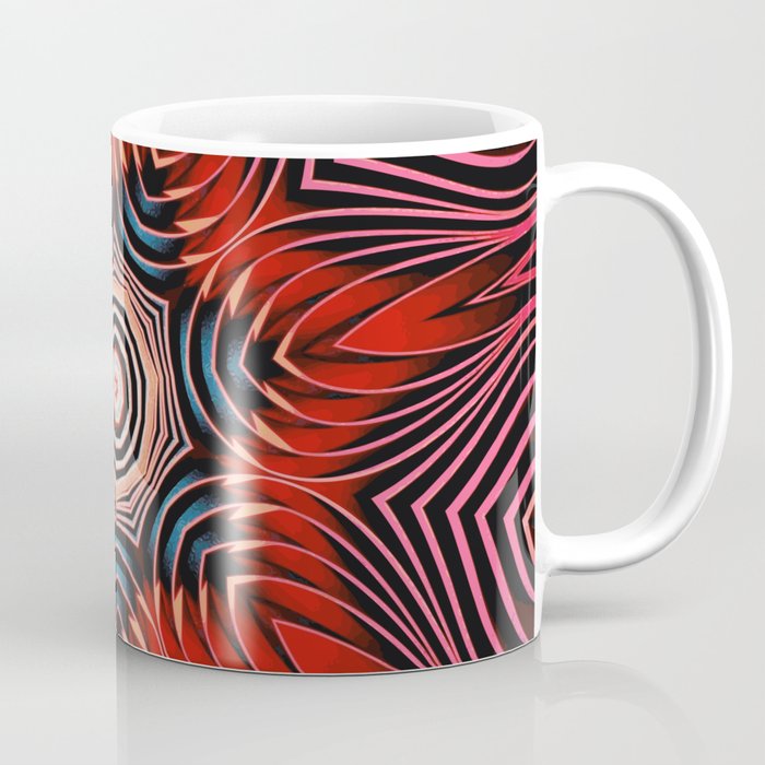 Abstract Rose Mandala Coffee Mug