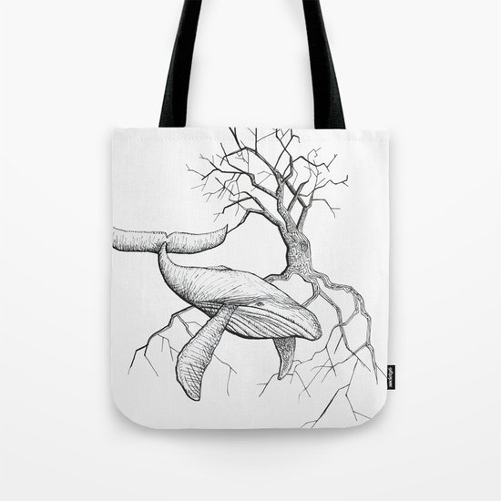 The Land Meets the Sea Tote Bag