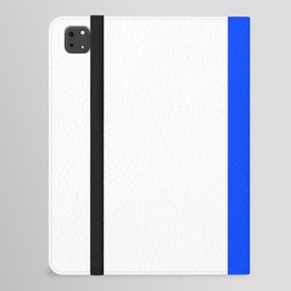 letter L (Blue & White) iPad Folio Case