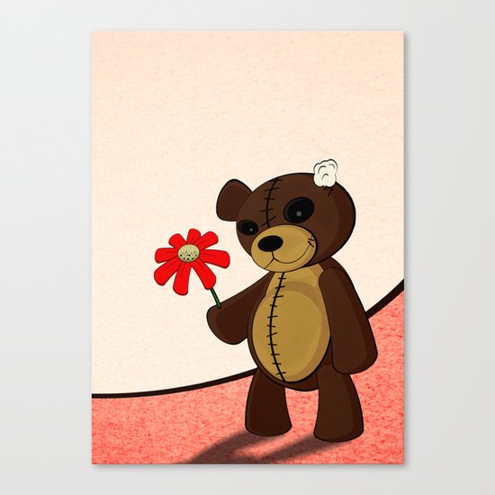 Sweet Teddy Canvas Print