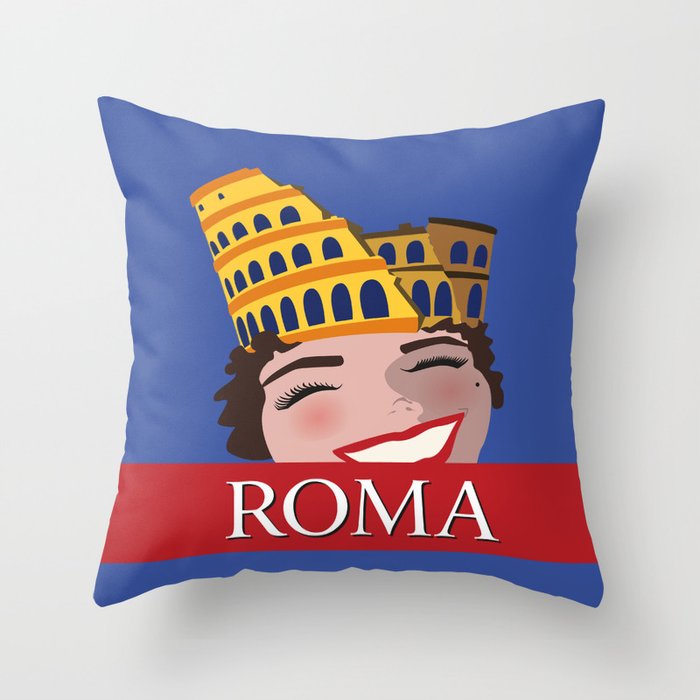 Roma Princess Throw Pillow