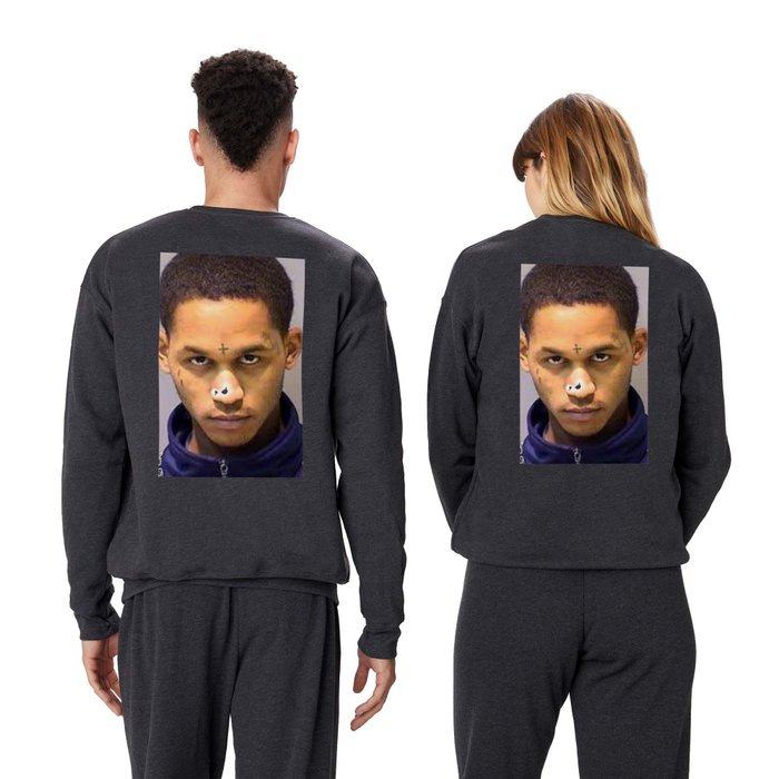 fredo Santana mugshot Crewneck Sweatshirt by lux123 Society6