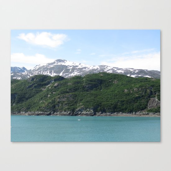 Contrasting Mountains Canvas Print