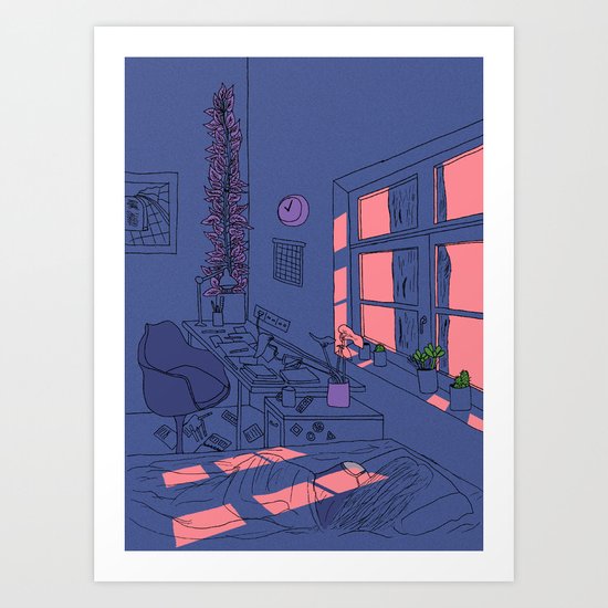 Lazy Day Art Print