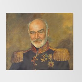 Connery Throw Blankets Society6