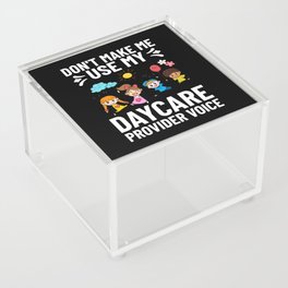 Daycare Provider Childcare Babysitter Thank You Acrylic Box