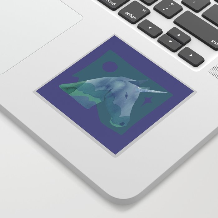 Abstraction_YOU_ARE_MAGICAL_UNICORN_UNIQUE_POP_ART_0117A Sticker