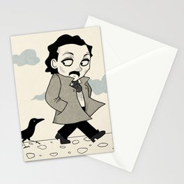 Edgar Allan Poe (Mother Raven) Stationery Card