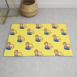 We Can Do It Rosie the Riveter Rug