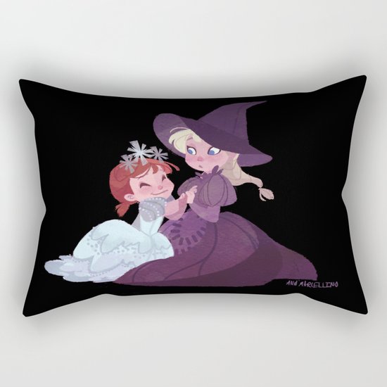 Witch Sisters Rectangular Pillow