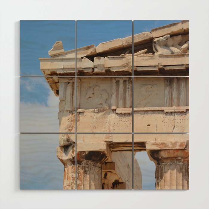 Parthenon, Acropolis of Athens | Ancient greek monument Wood Wall Art