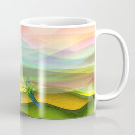 Fantasy valley naive artwork Coffee Mug