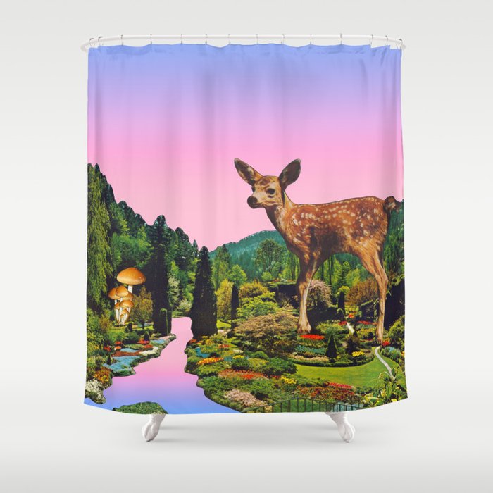 Giant Deer Shower Curtain By Trasvorder Society6