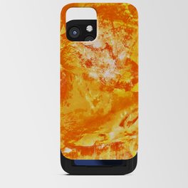 Fruit Punch Yellow Abstract iPhone Card Case