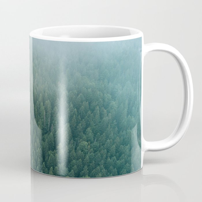 Forest Landscape From High Above the Clouds Coffee Mug