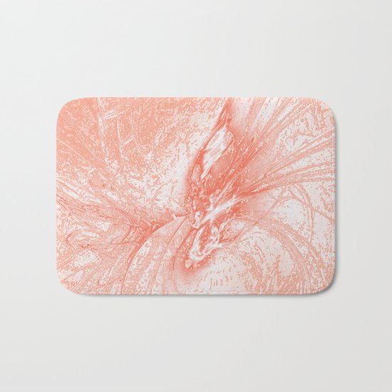 Splatter in Guava Bath Mat