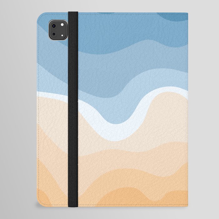 Abstract print sea and beach iPad Folio Case
