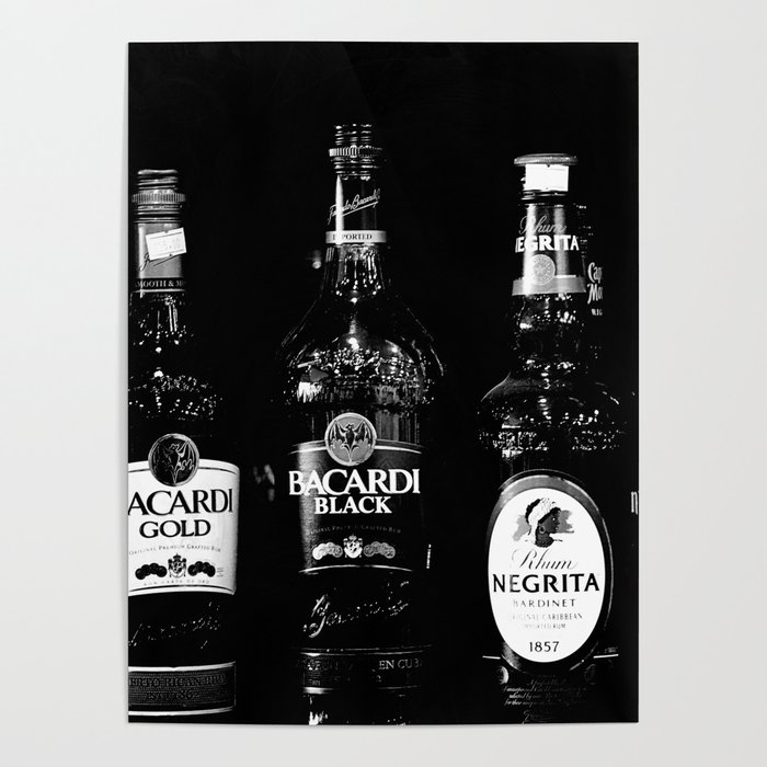 Liquor Store - B&W Poster