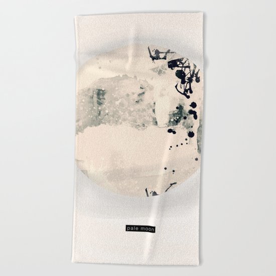 pale moon Beach Towel