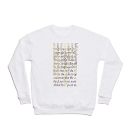 Calligraphy Gothic Crewneck Sweatshirt