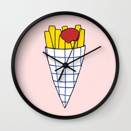 Big Fries (Ketchup) Wall Clock