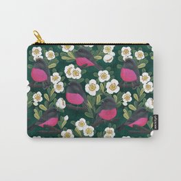 Pink Robins Carry-All Pouch
