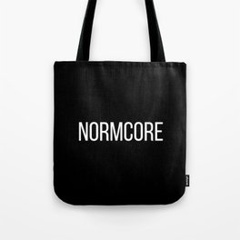 NORMCORE black Tote Bag