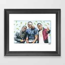 Paid In Full Framed Art Print