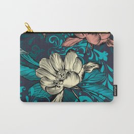 vintage flowers i Carry-All Pouch