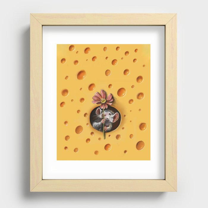 Cheese  Recessed Framed Print