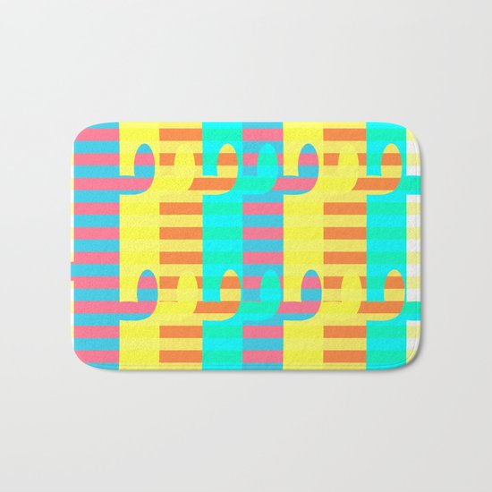 Cacti light Bath Mat